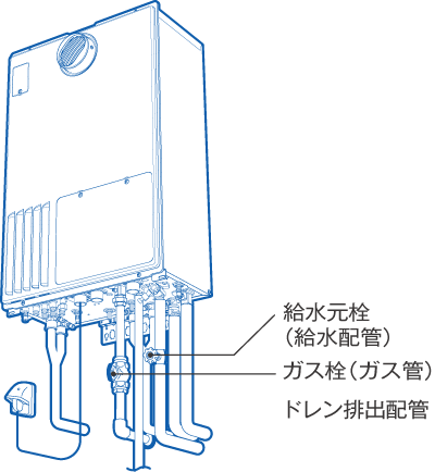 屋外設置壁掛形給湯器