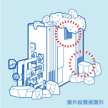 屋外設置据置形