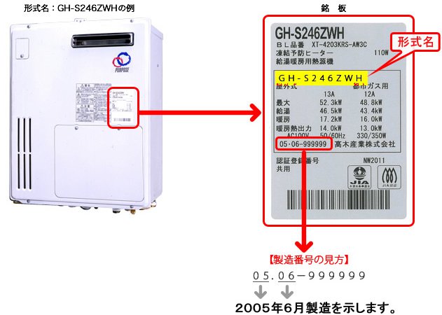 対象となる形式の確認方法