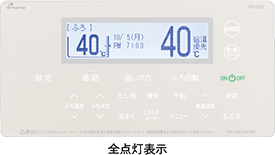 全点灯表示