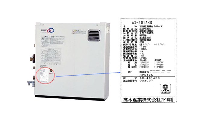 対象製品の見分け方【石油製品】