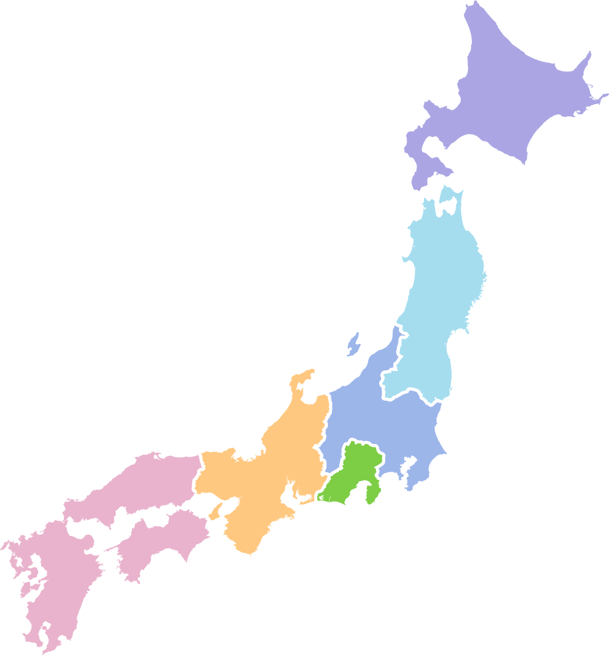日本国内のサポートセンターマップ